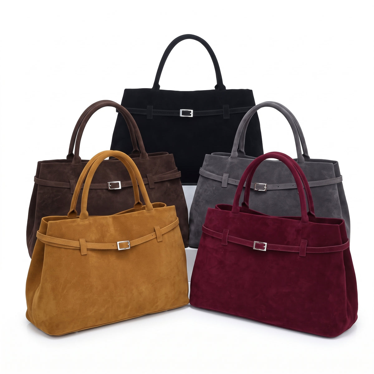Sac Tote Suède Grande Capacité
