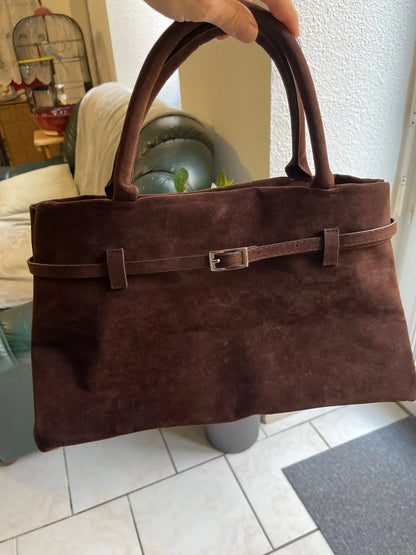 Sac Tote Suède Grande Capacité